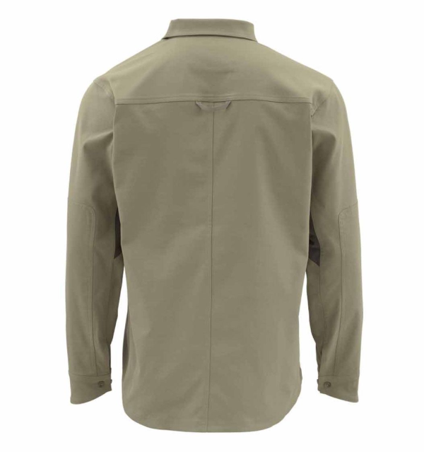 Simms Tongass Fishing Shirt Tan Back Simms Tongass Fishing Shirt Tan Back